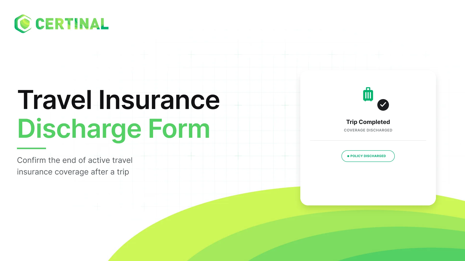 Travel Insurance Discharge Form